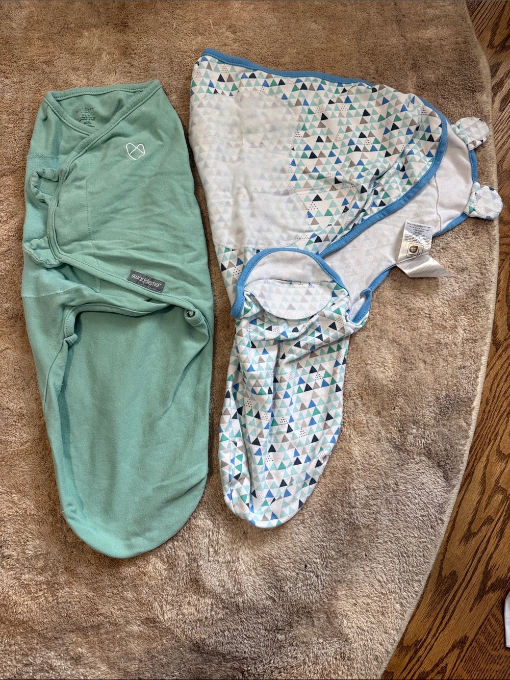 Swaddle Me baby swaddles/sleep sacks set of 2